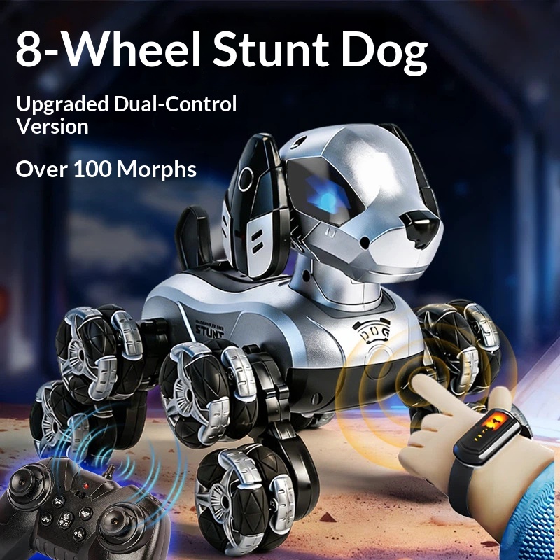 Kids Toys Dog - New RC Stunt Robot Dog 8