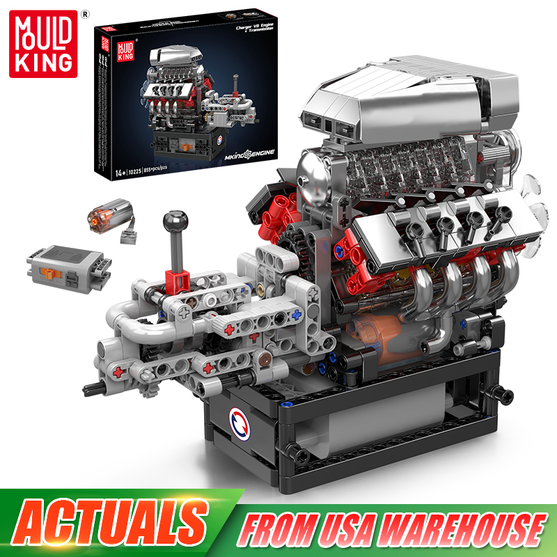 Kids Toys Lego - Mould King 10225 Technical Engine Toys
