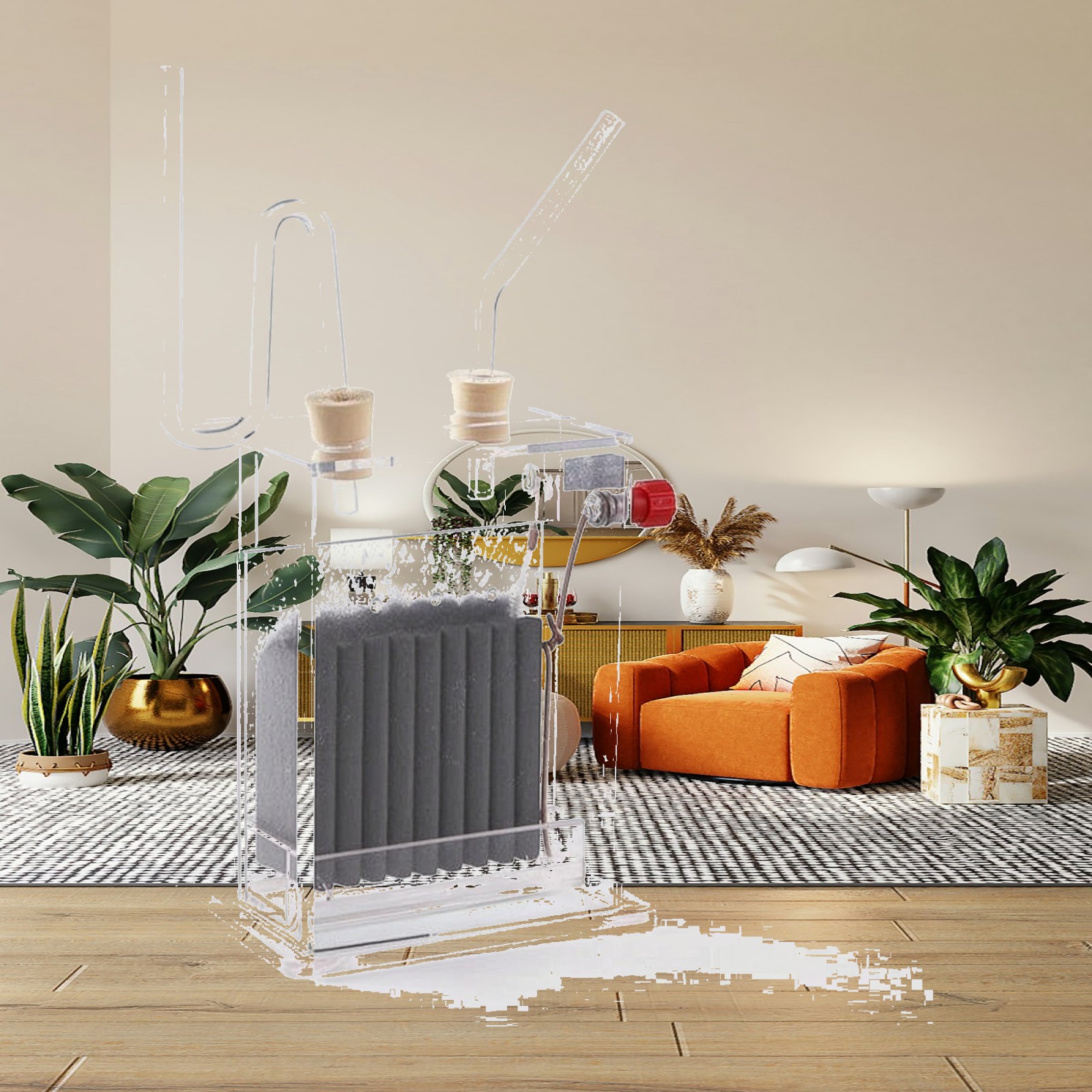 Science Experiment Kit - Electrolysis Apparatus with Gas Collection Tubes