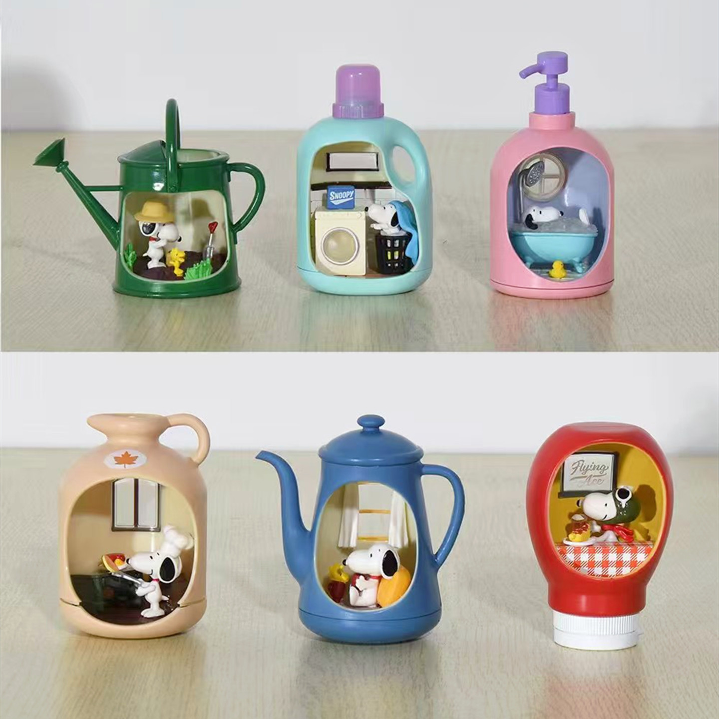 Peanuts Snoopy Bottle Life Sce - Kids Toys Dog 评论和价格
