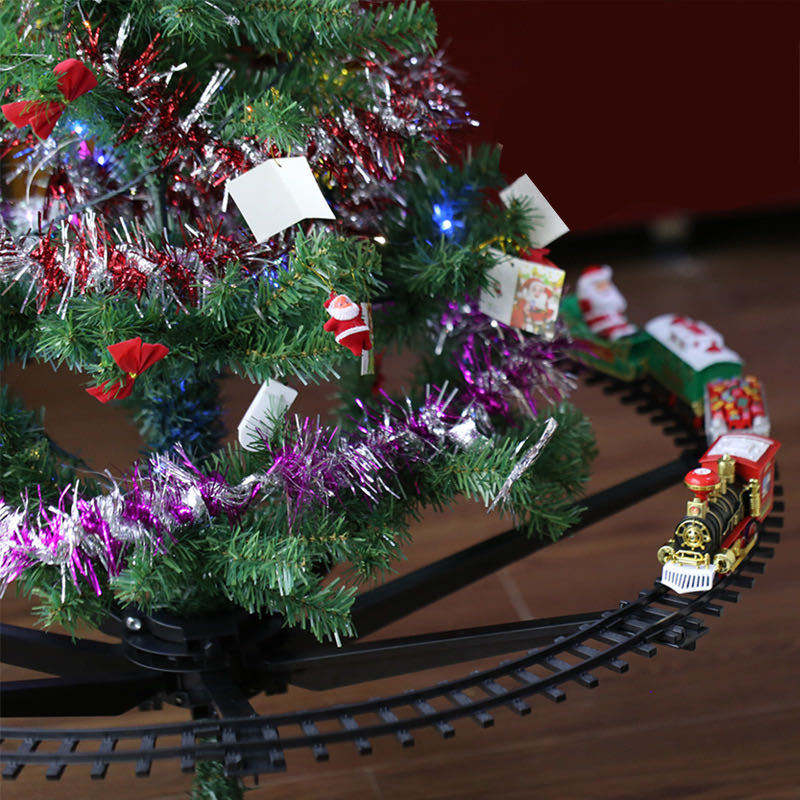 Christmas Electric Train Set w - Toy Train Track Set 评论和价格