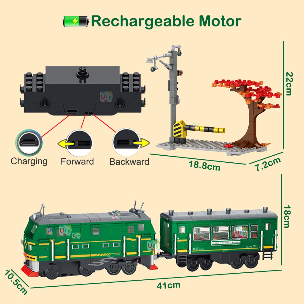 Technical Retro Green Steam Tr - Kids Toys Lego 评论和价格