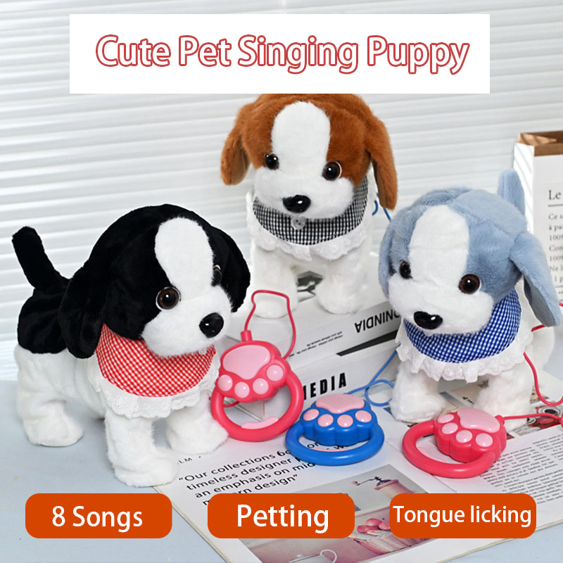 Pull String Electric Puppy Sof - Kids Toys Dog 评论和价格