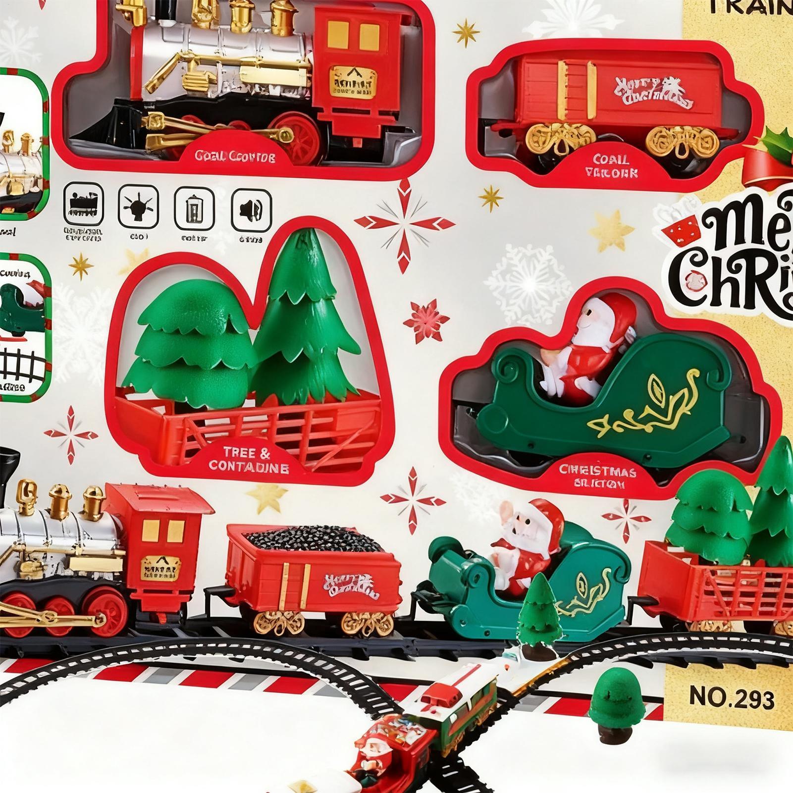 Christmas Train With Light And - Toy Train Track Set 评论和价格