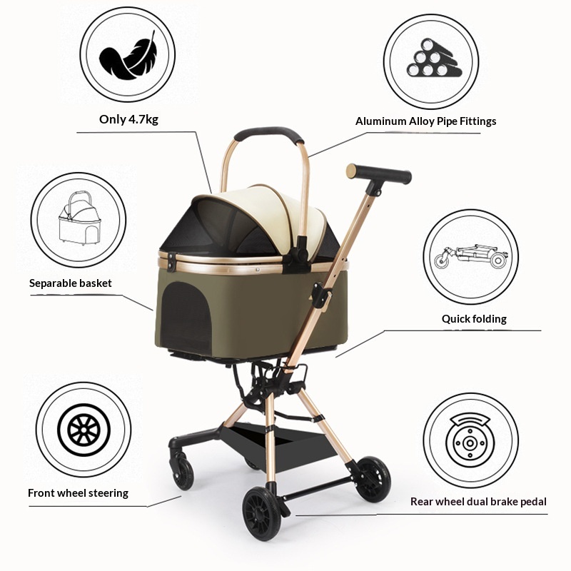 Mini Pet Stroller Toy for Dogs - Kids Toys Dog 评论和价格