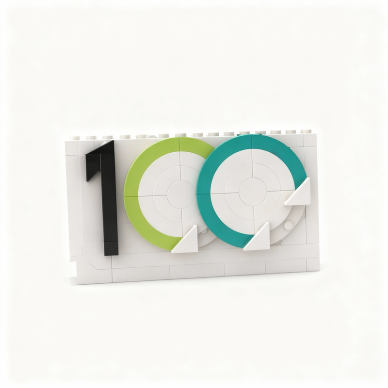100pcs MOC Logo Years PHOENIX  - Kids Toys Logo 评论和价格