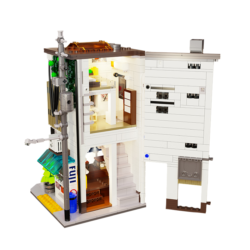 BOX Cada City LED Japanese Ste - Kids Toys Lego 评论和价格