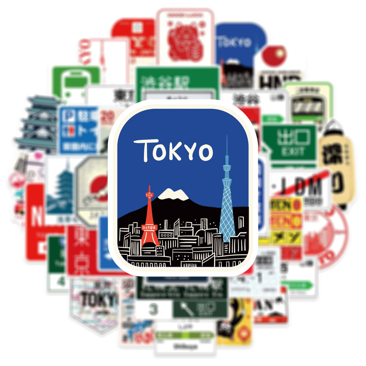 50PCS Japanese Style Urban Log - Kids Toys Logo 评论和价格