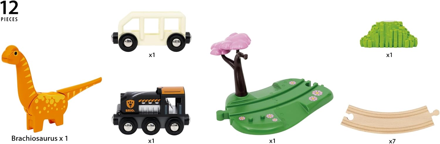 12-Piece Dinosaur Train Circle - Toy Train Track Set 评论和价格