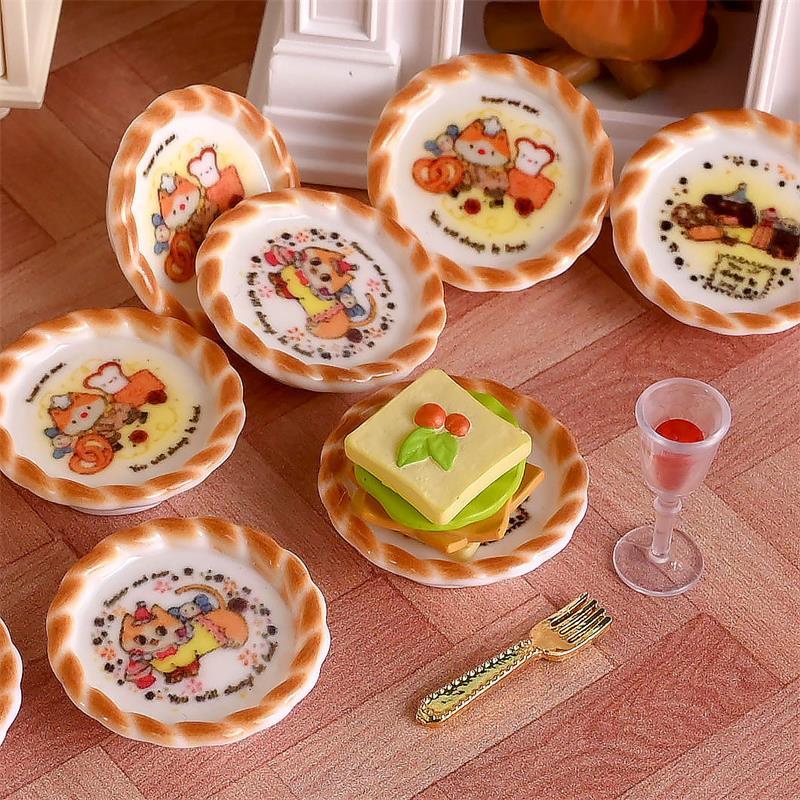 10Pcs/set Dollhouse Miniature  - Kids Toys Dog 评论和价格