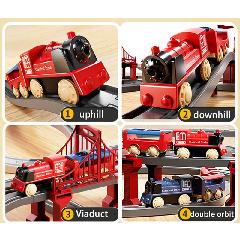 44Pcs/set Electric Train Track - Toy Train Track Set 评论和价格