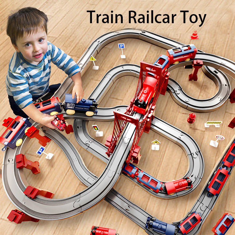 44Pcs/set Electric Train Track - Toy Train Track Set 评论和价格