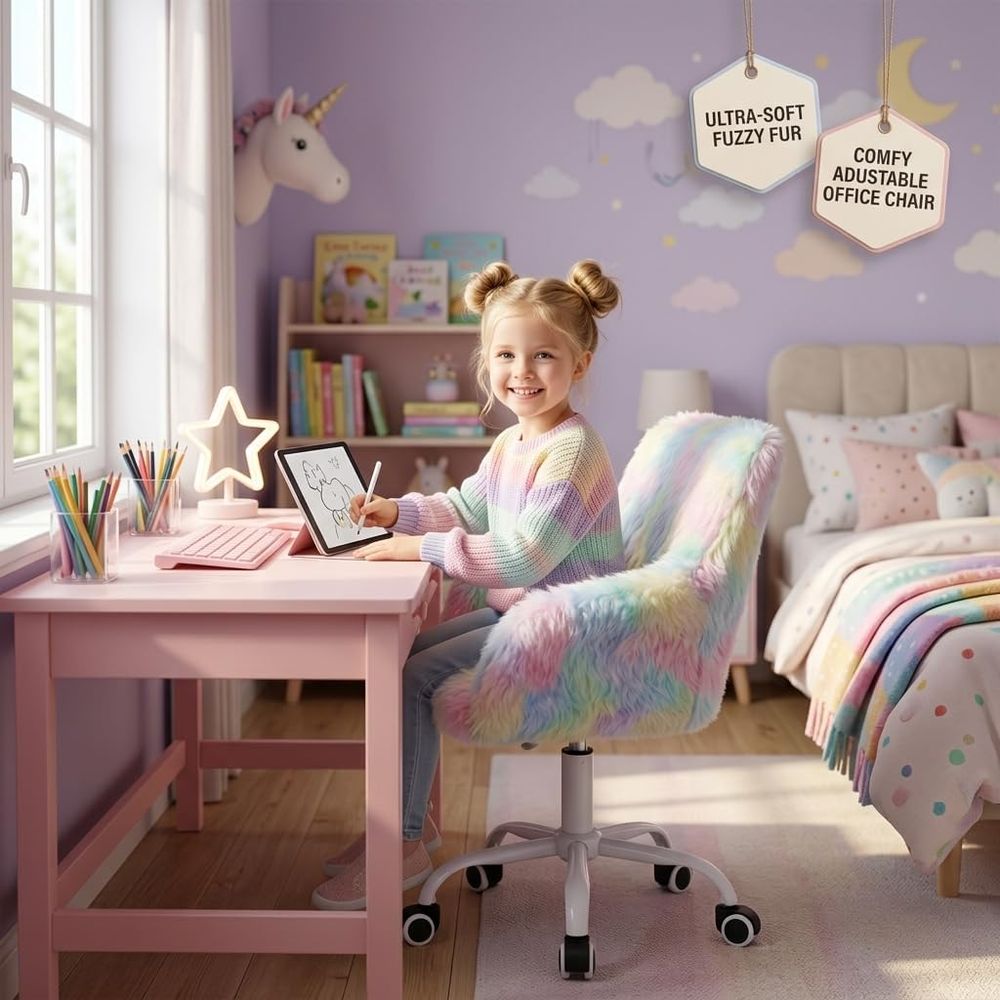 Swivel Kids Chair with Wheels, - Kids & Toys Expo Saudi Arabia 评论和价格