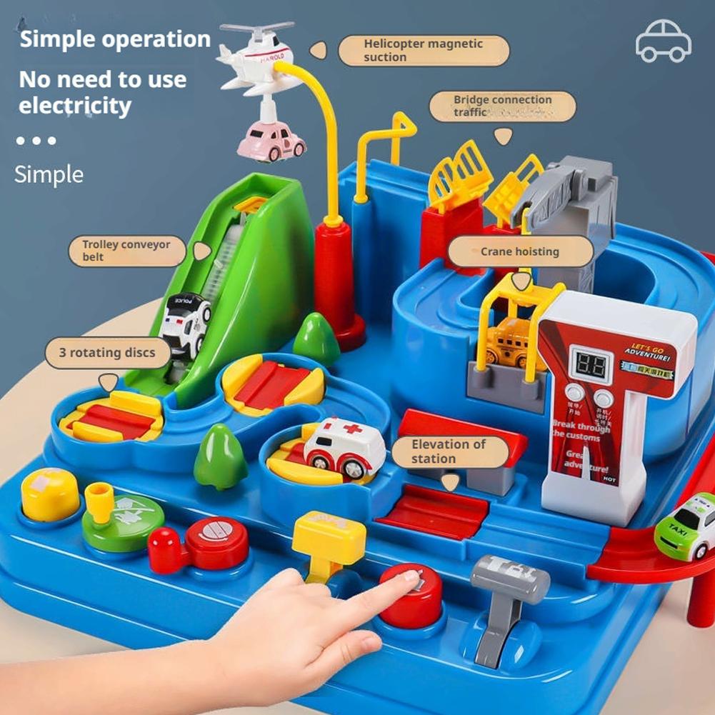 Racing Rail Car Model Train Tr - Toy Train Track Set 评论和价格