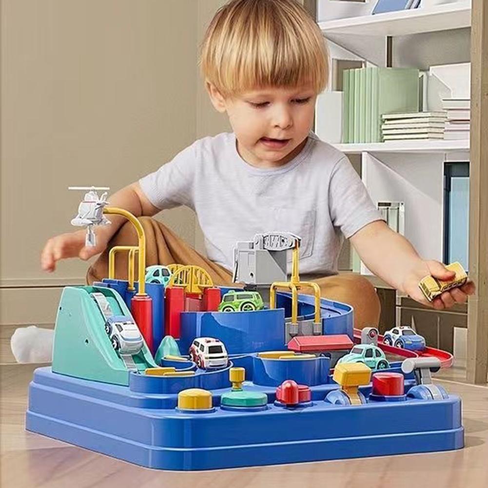 Racing Rail Car Model Train Tr - Toy Train Track Set 评论和价格