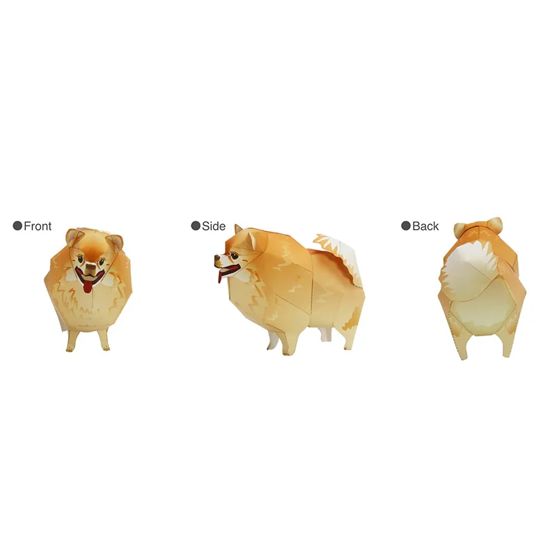 Pomeranian Dog Folding Origami - Kids Toys Dog 评论和价格