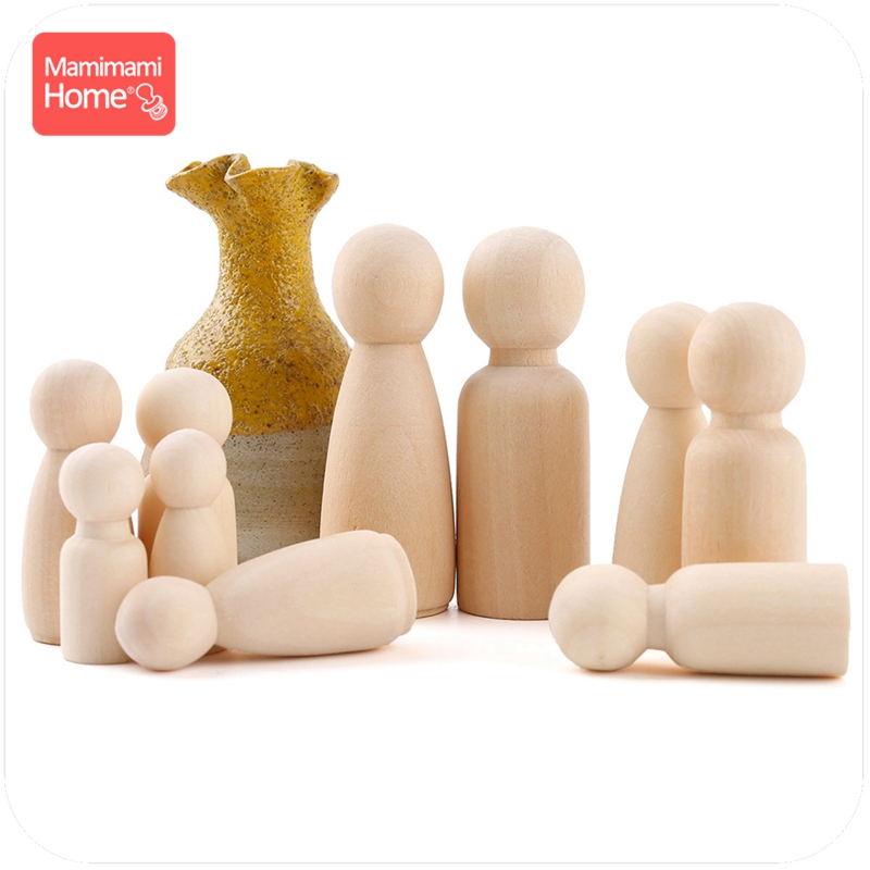 10PCS 55mm Peg Dolls Men And W - Kids Toys Logo 评论和价格