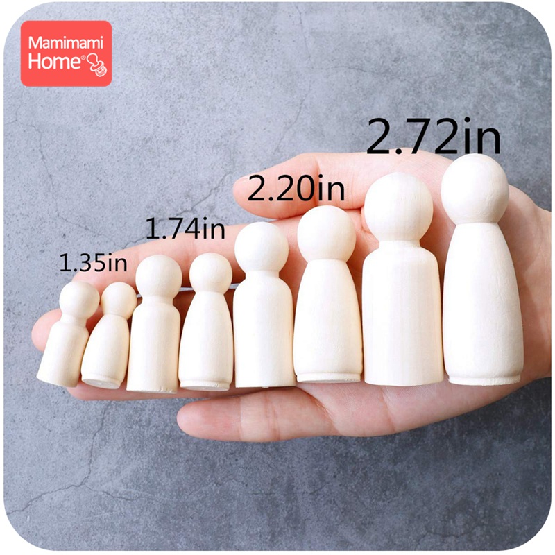 10PCS 55mm Peg Dolls Men And W - Kids Toys Logo 评论和价格