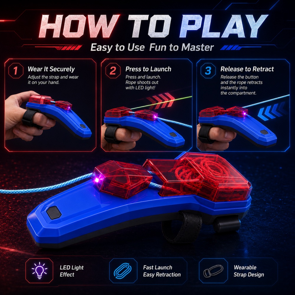 Creative Rope Launcher Spider  - Kids & Toys Expo Saudi Arabia 评论和价格