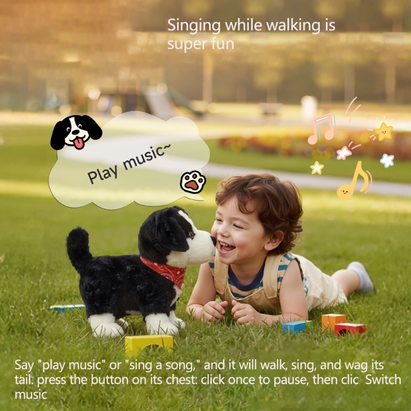  Cotton Made Interactive Plush - Kids Toys Dog 评论和价格