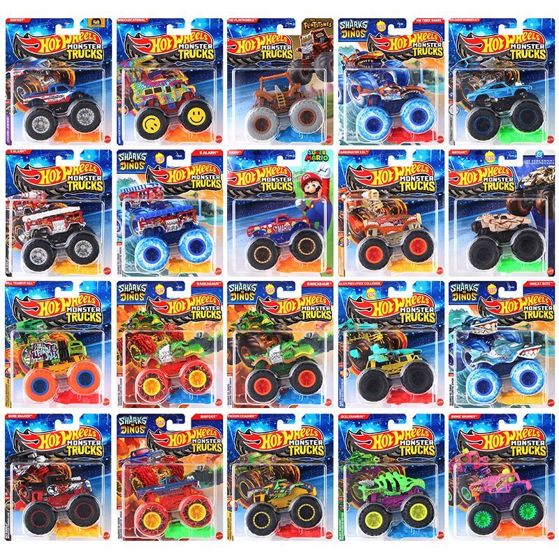 New Genuine Hot Wheels FYJ44 M - Hot Wheels Car Monster Trucks 评论和价格