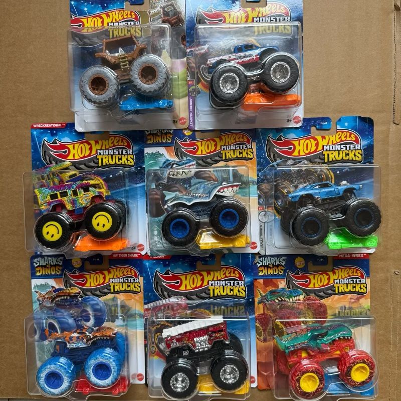 New Genuine Hot Wheels FYJ44 M - Hot Wheels Car Monster Trucks 评论和价格