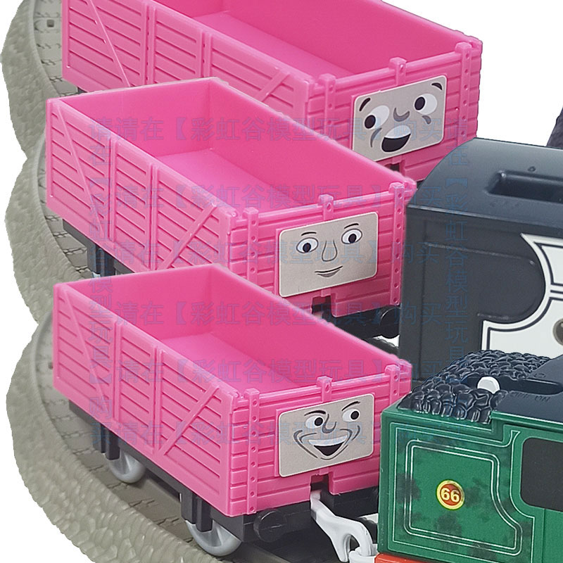 In Stock Track Train Pink Smil - Toy Train Track Set 评论和价格