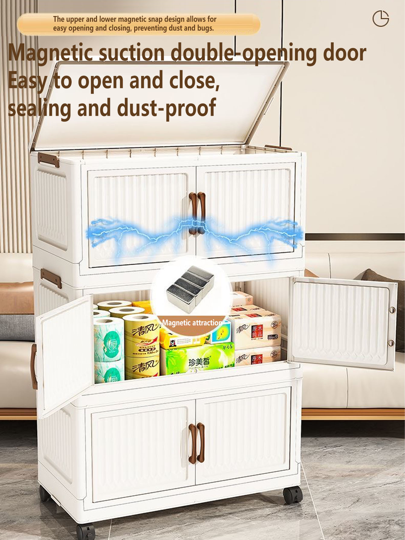 Foldable Plastic Storage Cabin - Kids Storage Toys 评论和价格