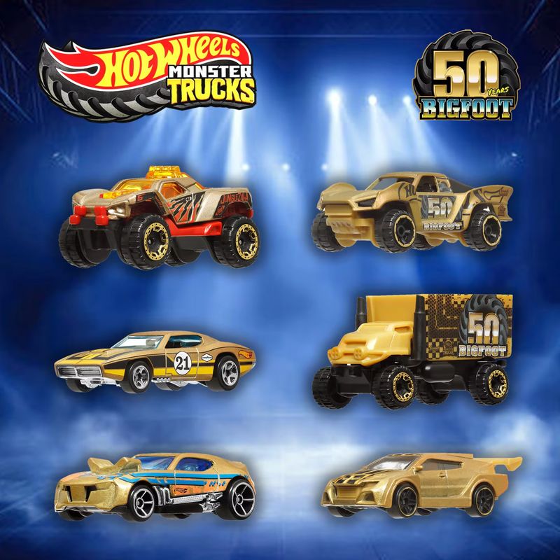 Hot Wheels Monster Truck 50th  - Hot Wheels Car Monster Trucks 评论和价格