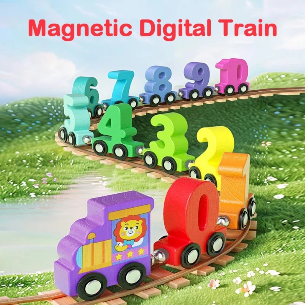 1set 0-10 Number Digital Train - Toy Train Track Set 评论和价格