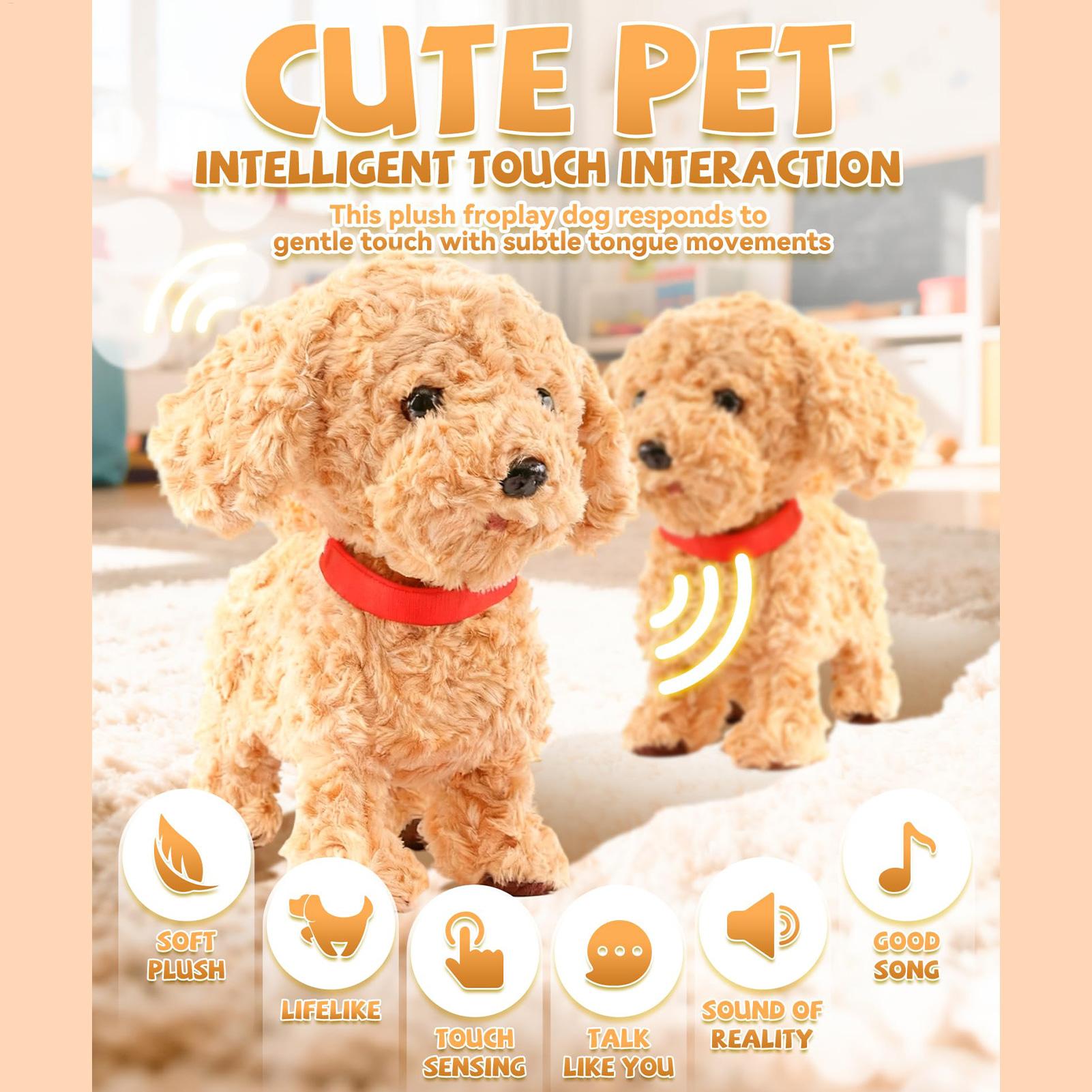 Realistic Robot Dog Plush Soft - Kids Toys Dog 评论和价格