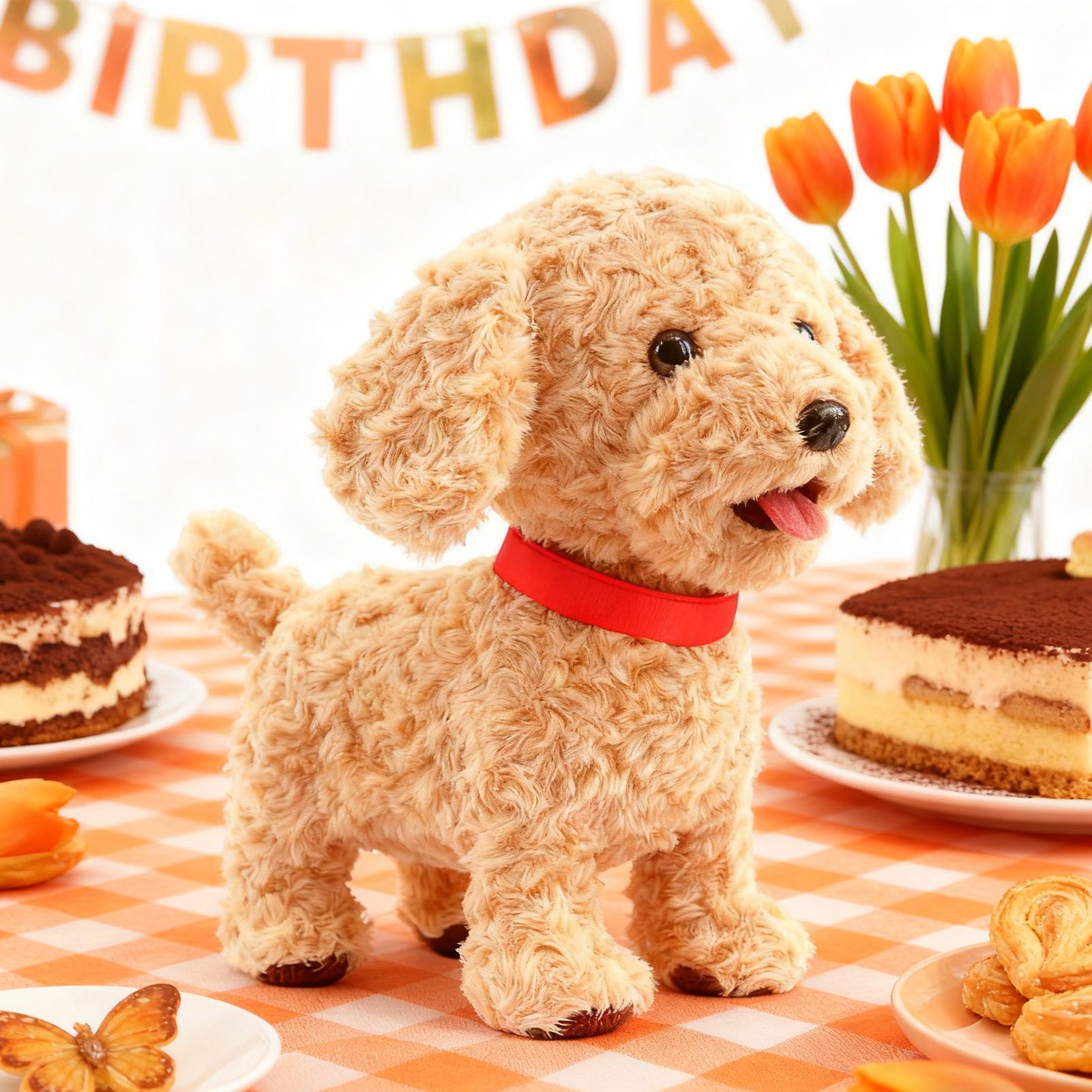 Realistic Robot Dog Plush Soft - Kids Toys Dog 评论和价格