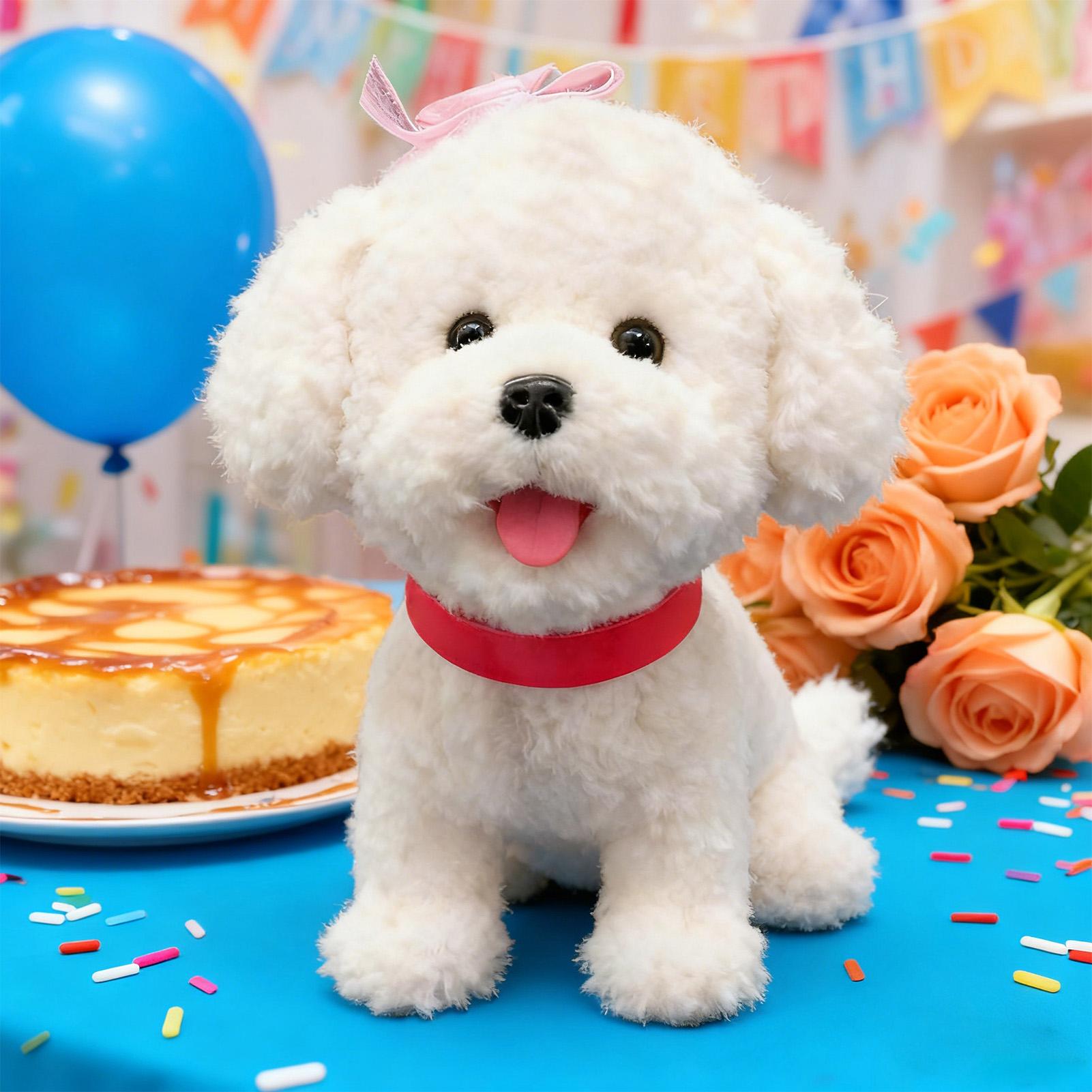 Realistic Robot Dog Plush Soft - Kids Toys Dog 评论和价格
