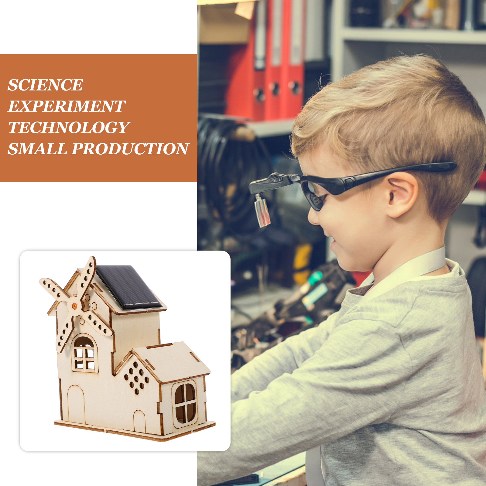1Set Solar Windmill Assembly S - Science Experiment Kit 评论和价格
