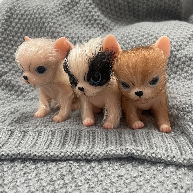 5Inch Full Body Silicone Cute  - Kids Toys Dog 评论和价格