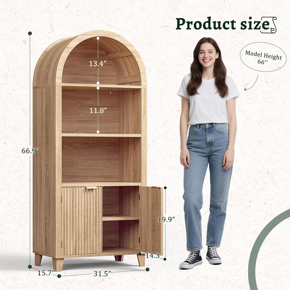 Arched Cabinet, 5-Tier Storage - Kids & Toys Expo Saudi Arabia 评论和价格