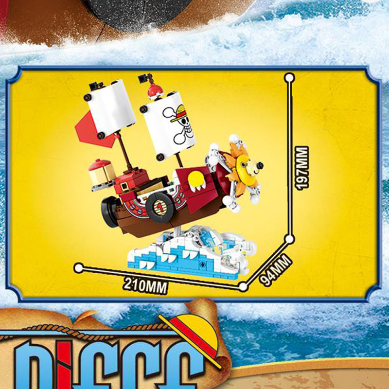 In Stock One Piece Pirate Ship - Kids Toys Lego 评论和价格