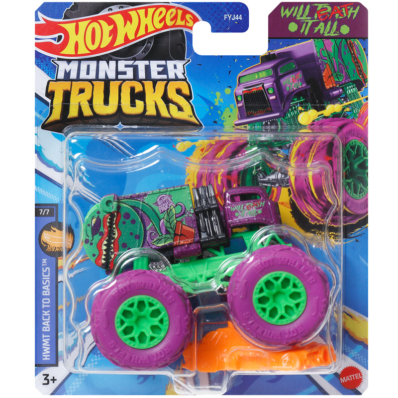 Mattel Hot Wheels 1/64 Monster - Hot Wheels Car Monster Trucks 评论和价格